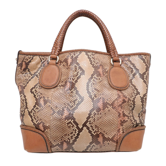 Gucci Leather Top Handle Tote