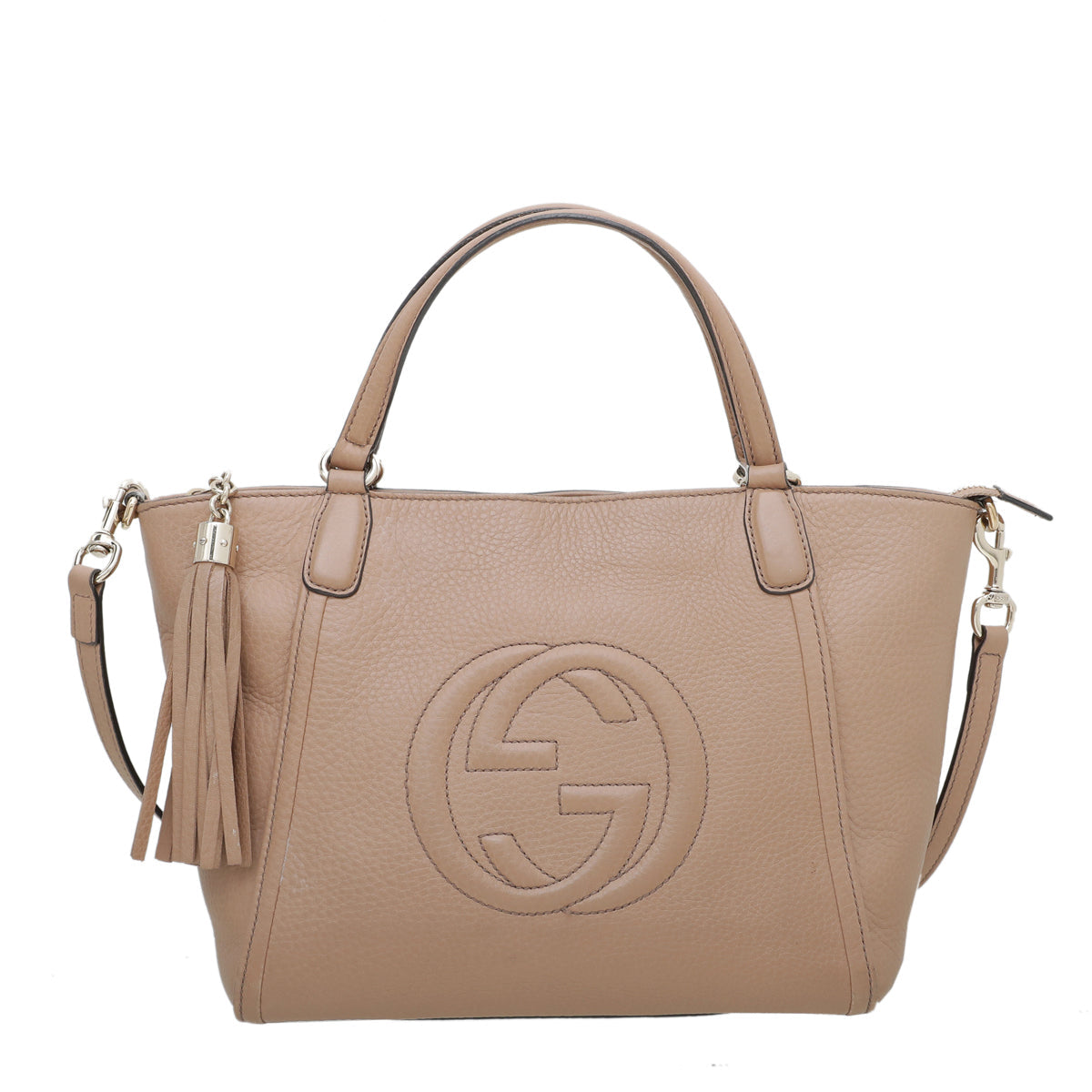 Gucci Leather Top Handle Tote
