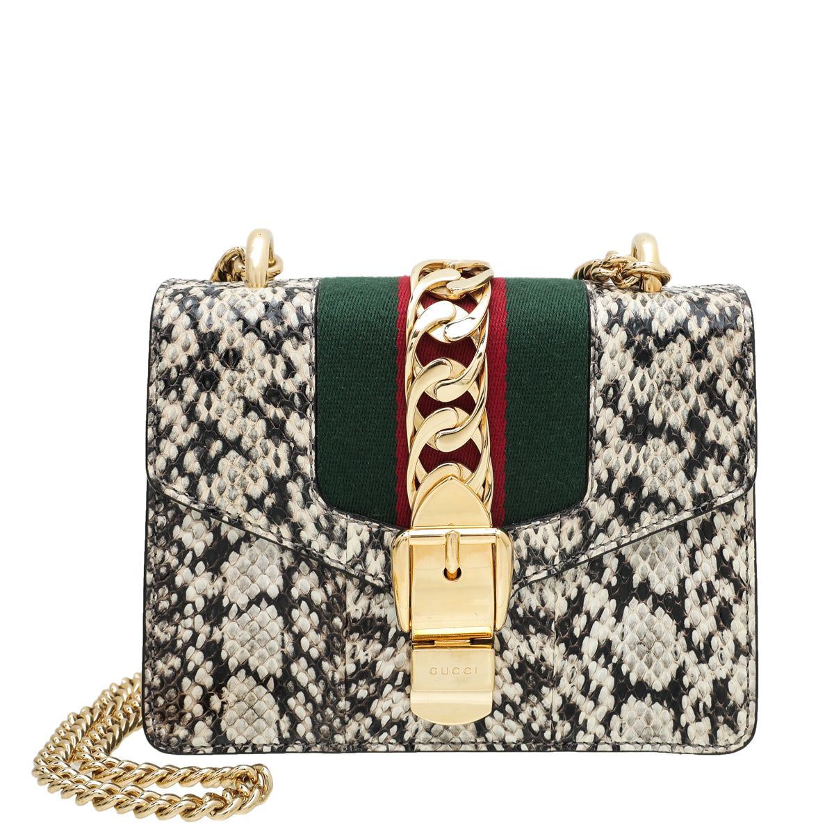 Gucci Chain Leather Shoulder Bag