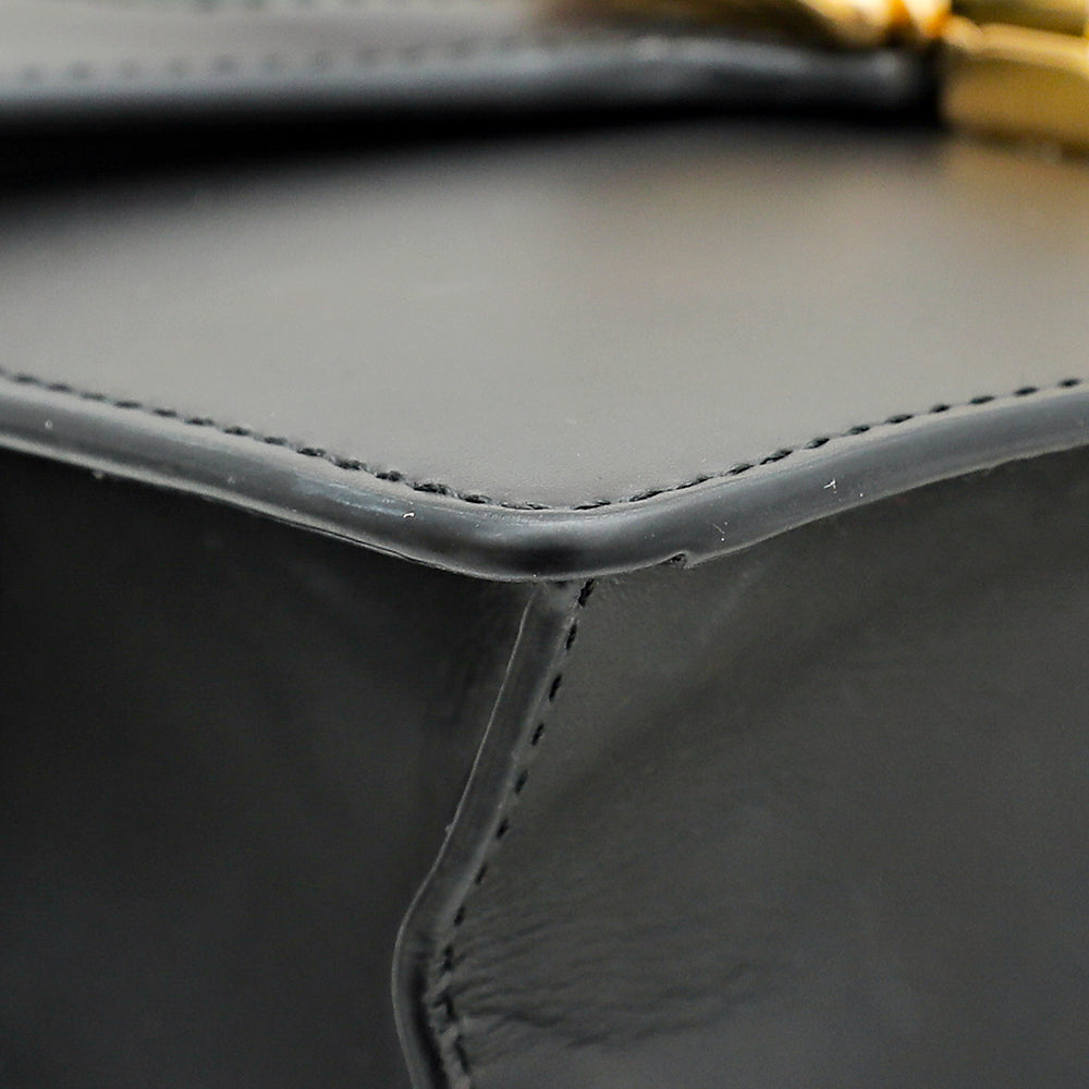 Gucci Leather Top Handle Shoulder Bag