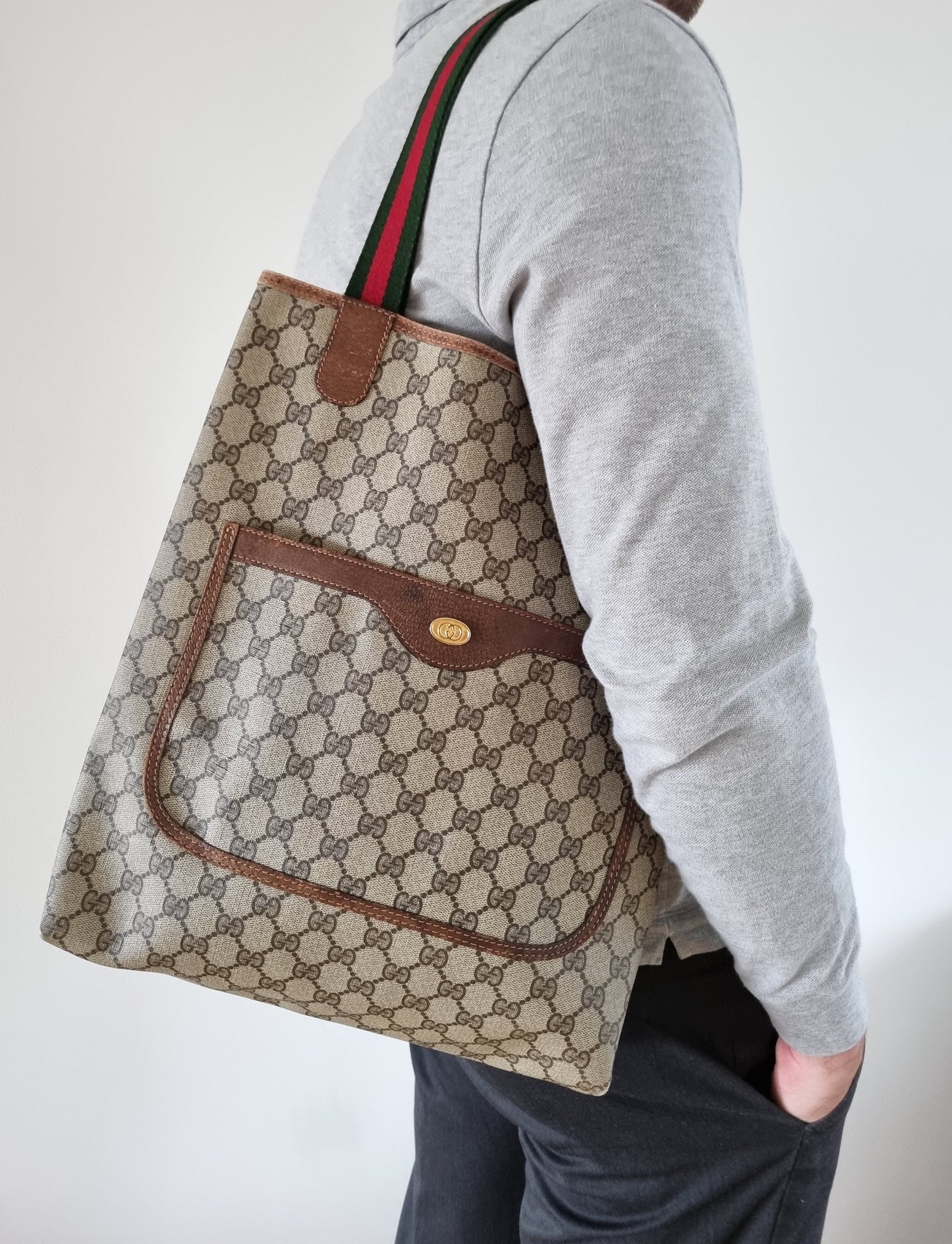 Gucci Leather Tote