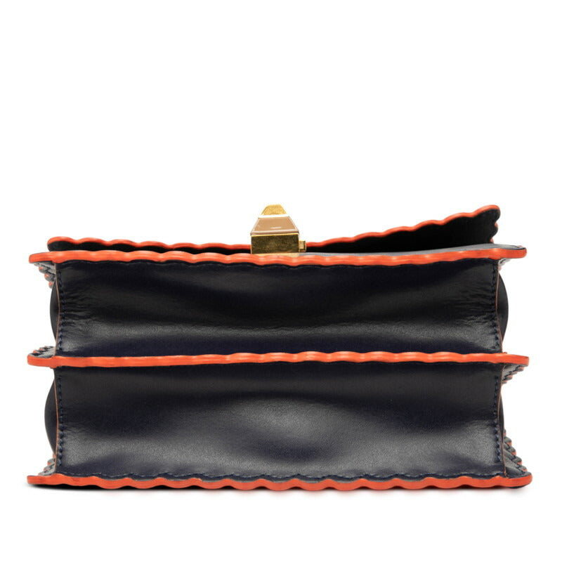 Fendi FENDI FAB Leather Shoulder Bag