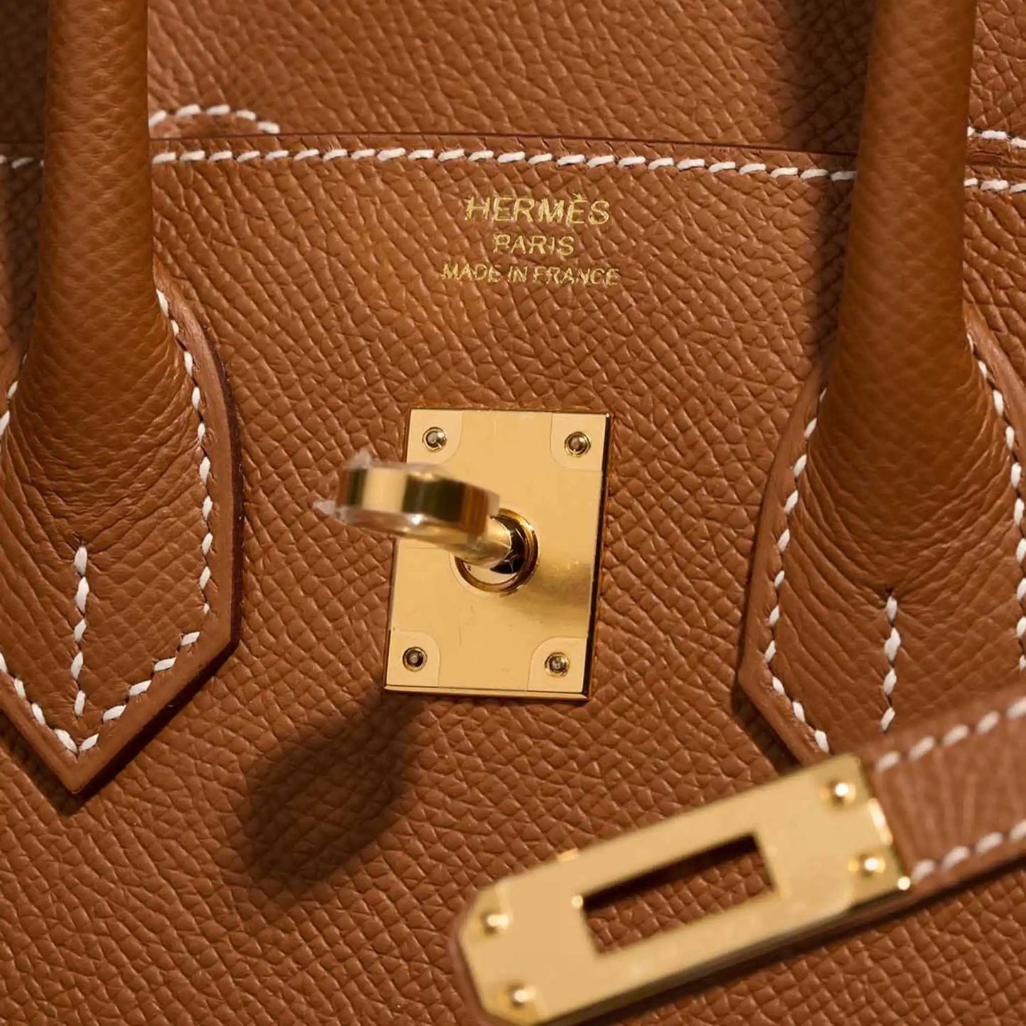 Birkin 25 Epsom Gold GHW