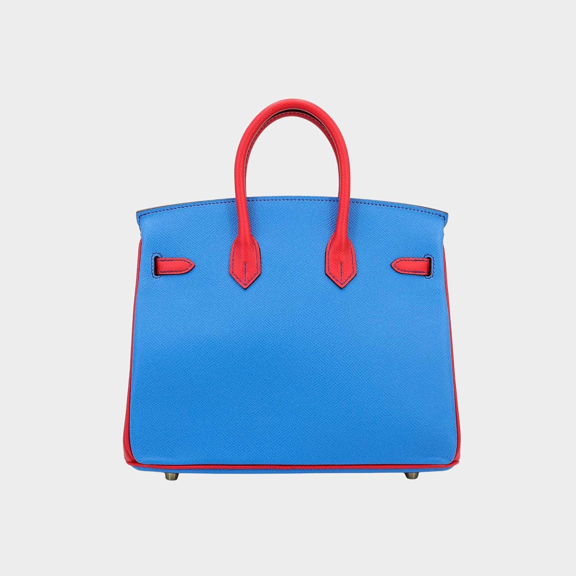 Birkin 25 HSS Epsom Bleu Paradis/ Bougainvillea GHW