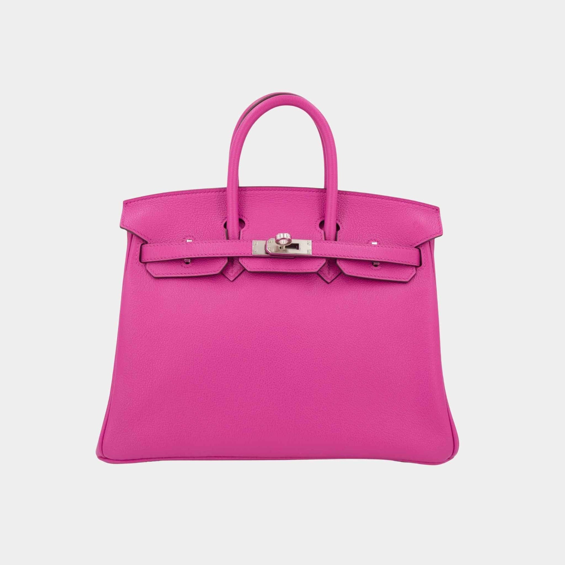 Birkin 25 Verso Taurillion Novillo Magnolia/ Capucine PHW