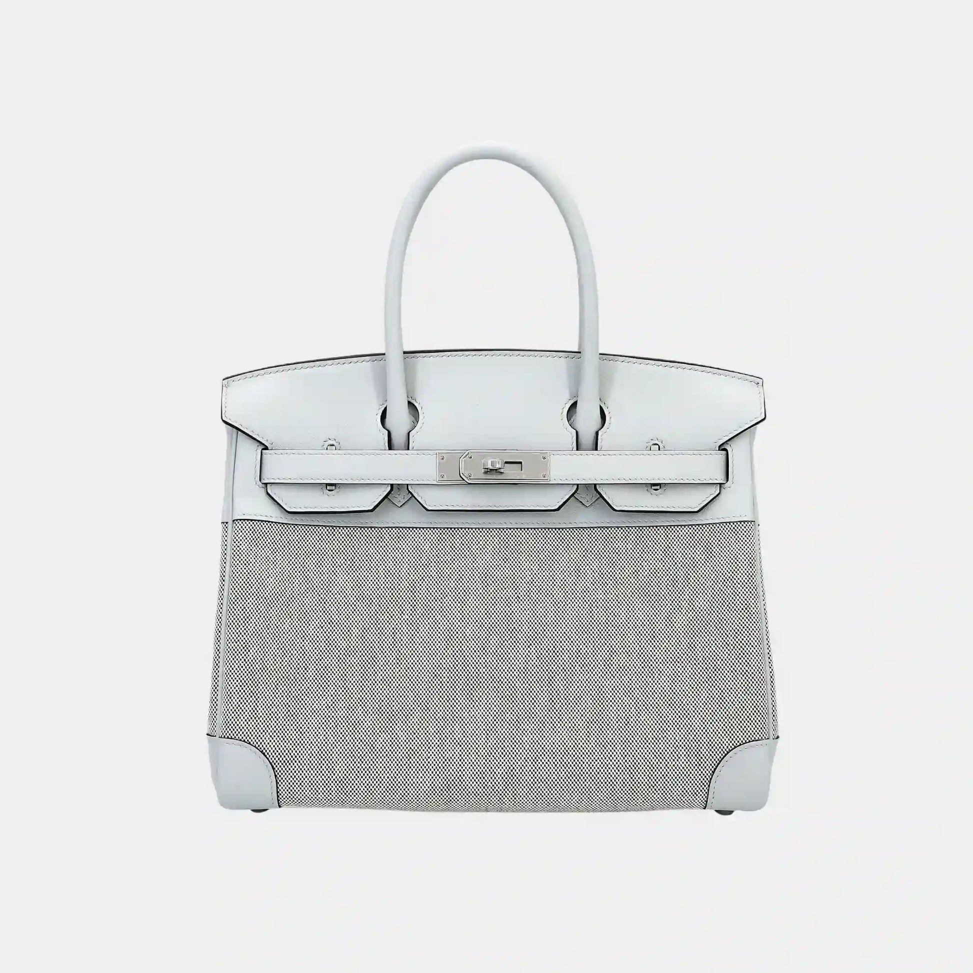 Birkin 30 Canvas-Swift Gris Platine PHW