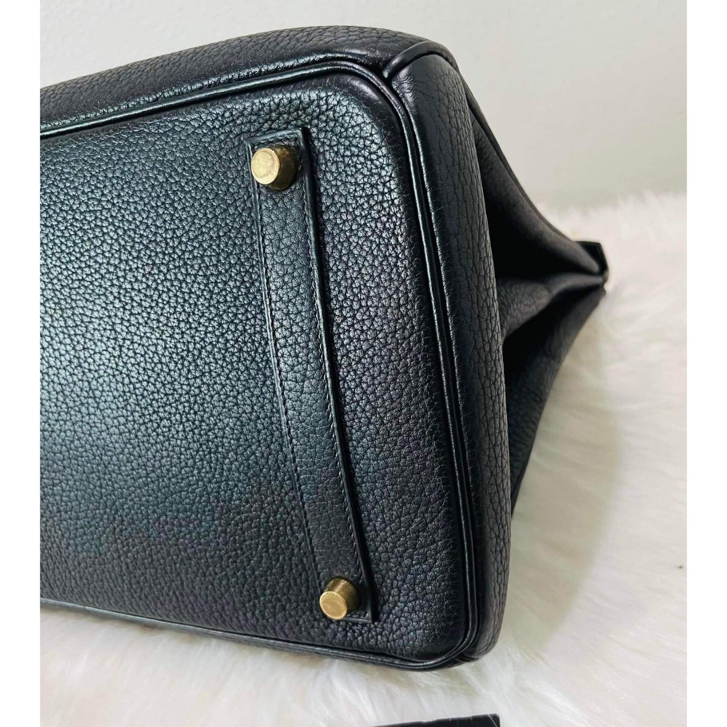 Luxury Hermes Birkin 35 Black Hand Bag