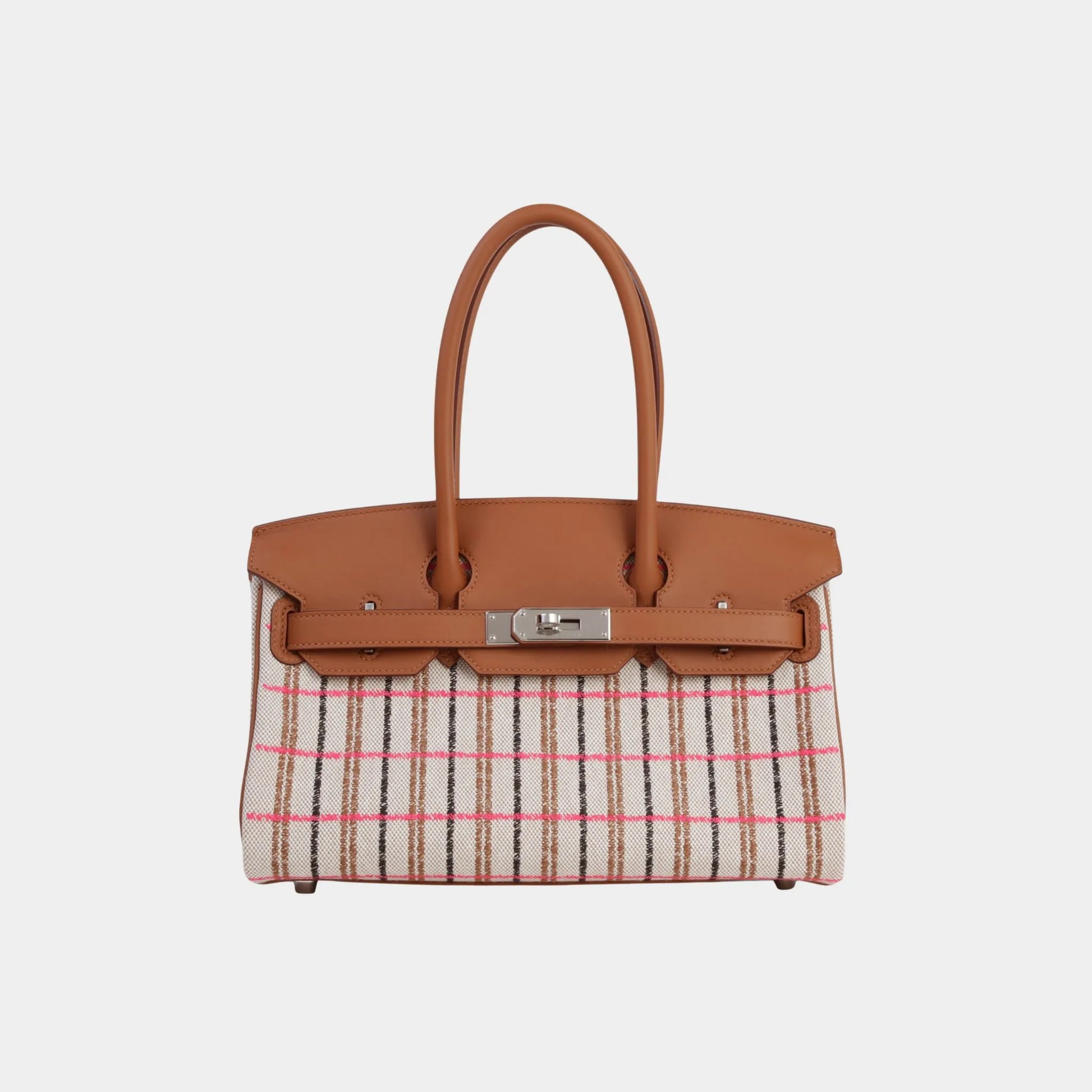 Birkin Shoulder Light 29 Swift-Toile H Canvas Gold PHW