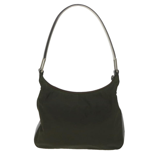 Prada Shoulder Bag Nylon Khaki