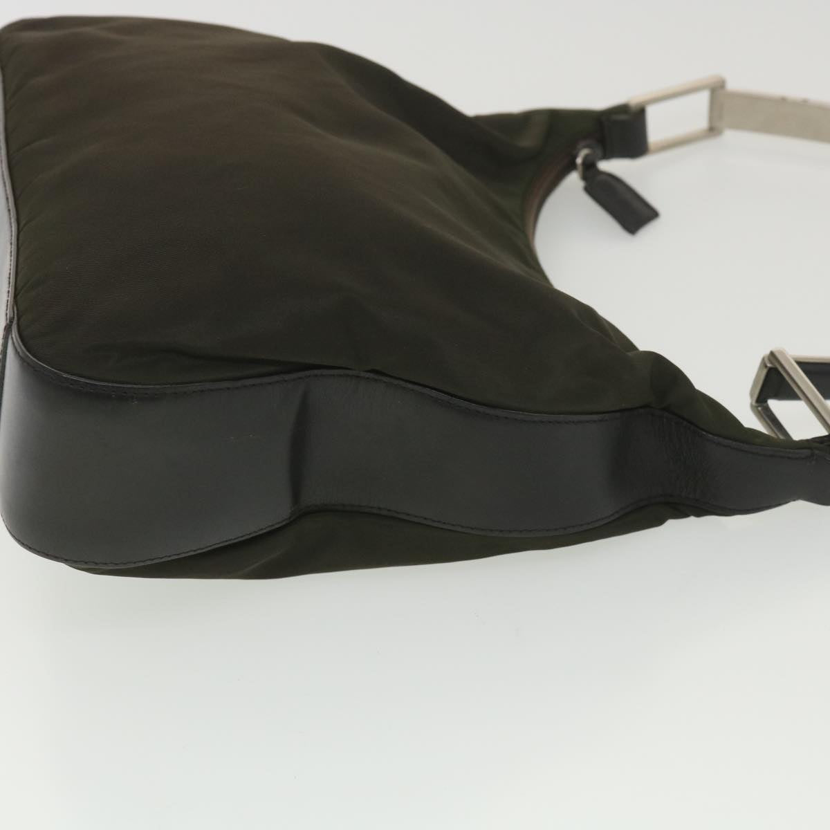 Prada Shoulder Bag Nylon Khaki