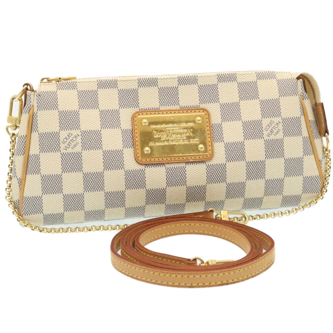 LOUIS VUITTON Damier Azur Eva 2Way Shoulder Bag N55214 LV hs785A
