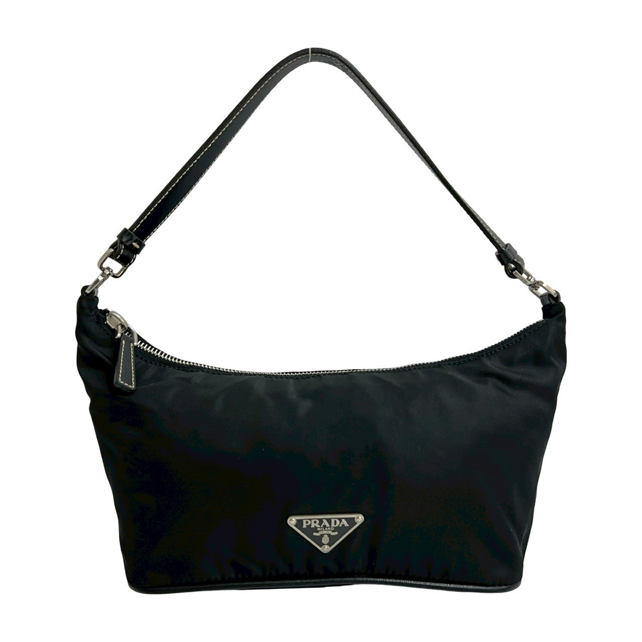 Prada Tessuto Nylon Leather Handbag