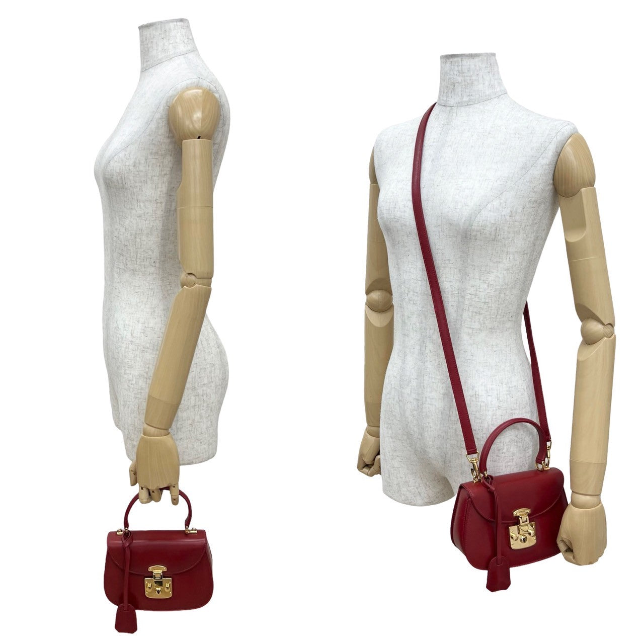 Gucci Lock Calf 2way Handbag