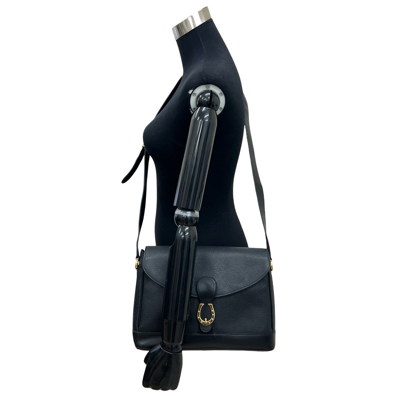 Gucci Horseshoe Leather Shoulder Bag