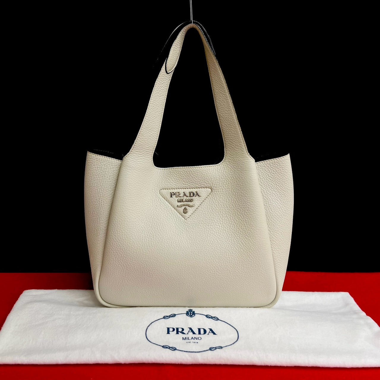 Prada Vitello Daino Leather Handbag