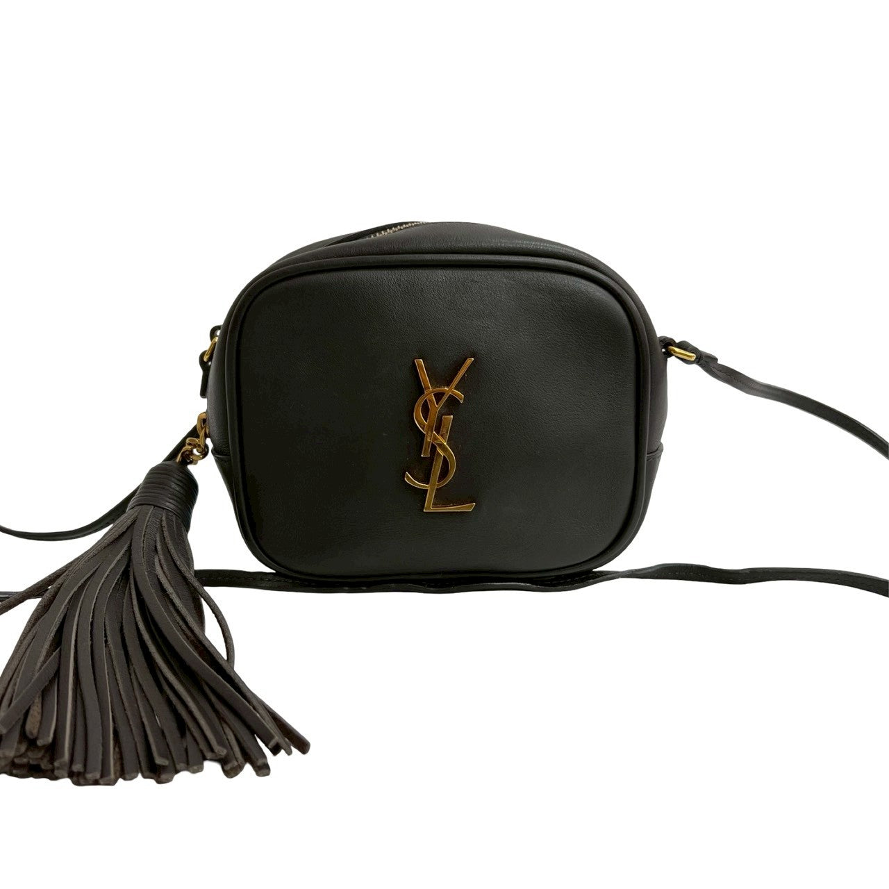 Saint Laurent Paris YSL Leather Mini Shoulder Bag