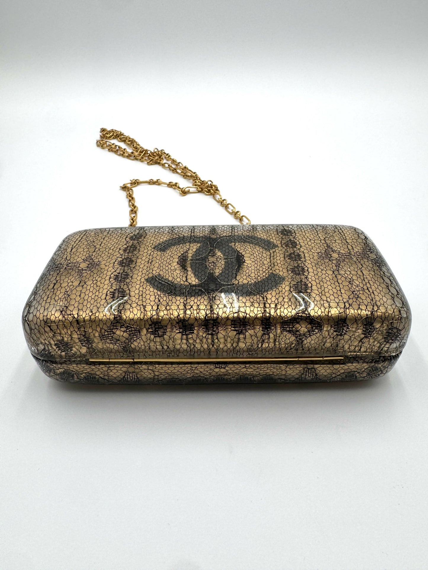 Chanel 2004-2005 Lace Gold MinaudiÃ¨re