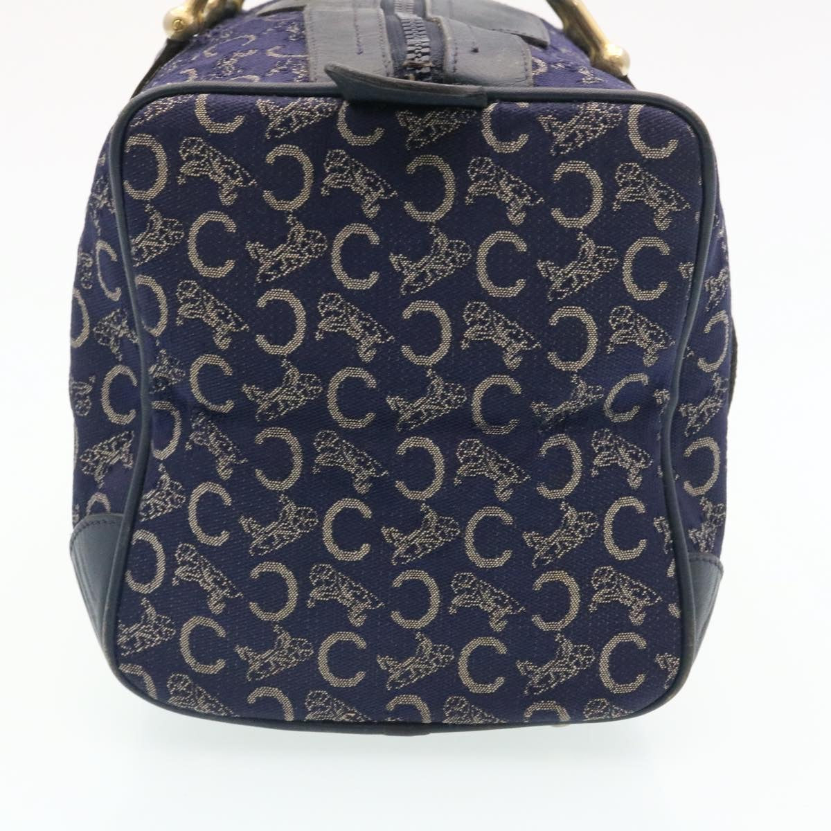 Luxury CELINE C Macadam Canvas Hand Bag Navy im257