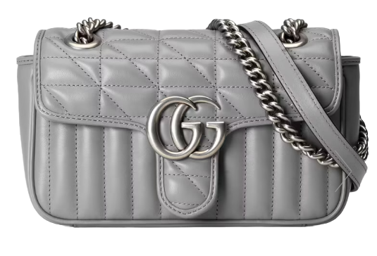 Gucci Monogram Saddle Quilted Leather Crossbody