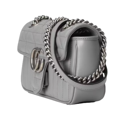 Gucci Monogram Saddle Quilted Leather Crossbody