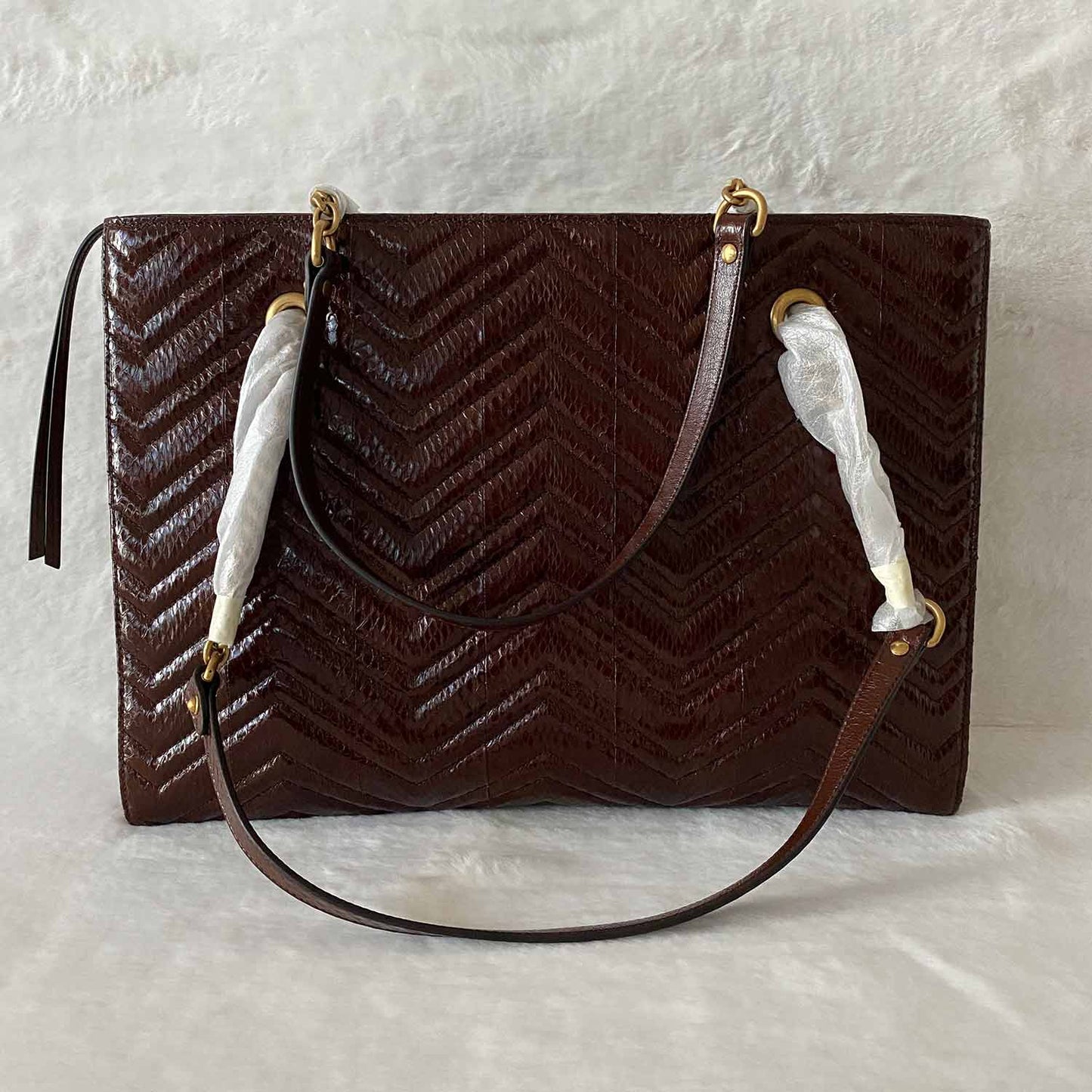 Gucci GG Marmont Leather Chain Tote Style 1