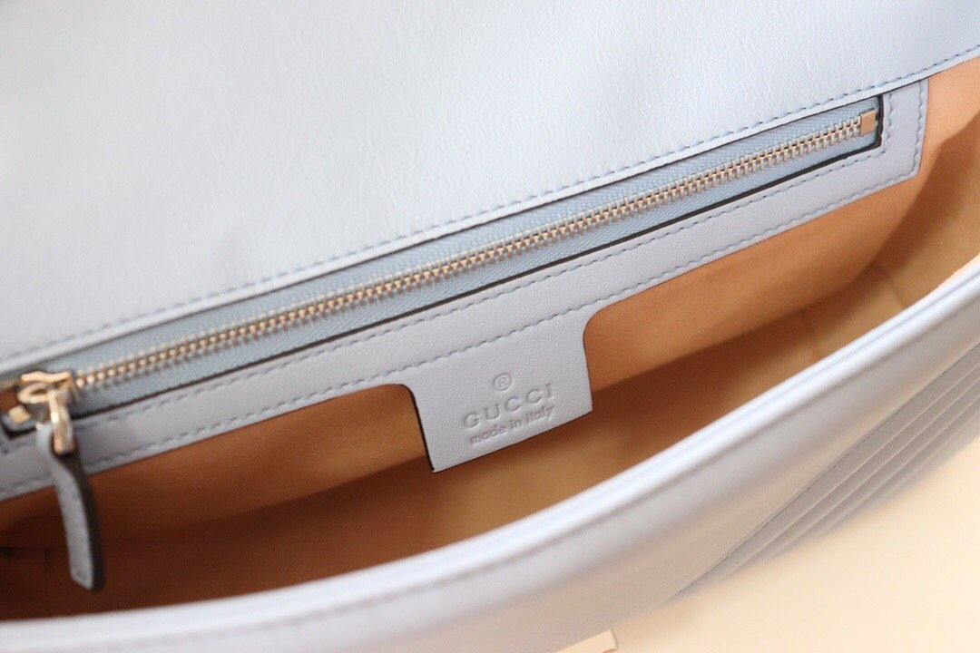 Gucci GG Marmont Leather Chain Shoulder Bag Style 32