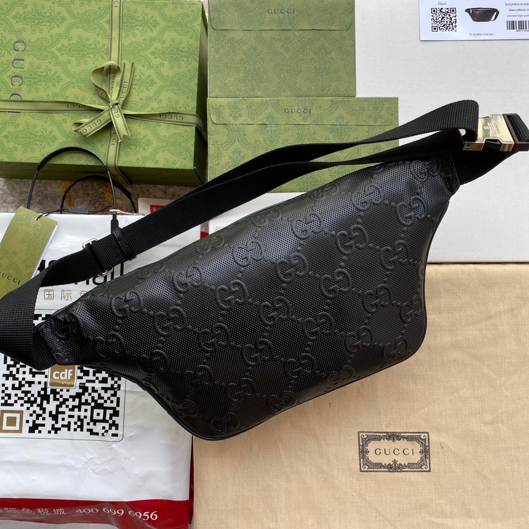 Gucci Monogram Twist Leather Crossbody