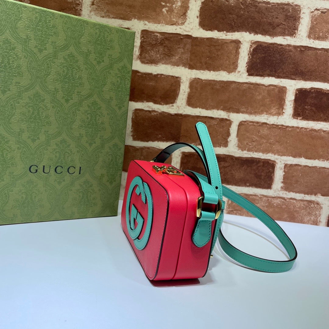 Gucci Interlocking G Leather Shoulder Bag Style 2