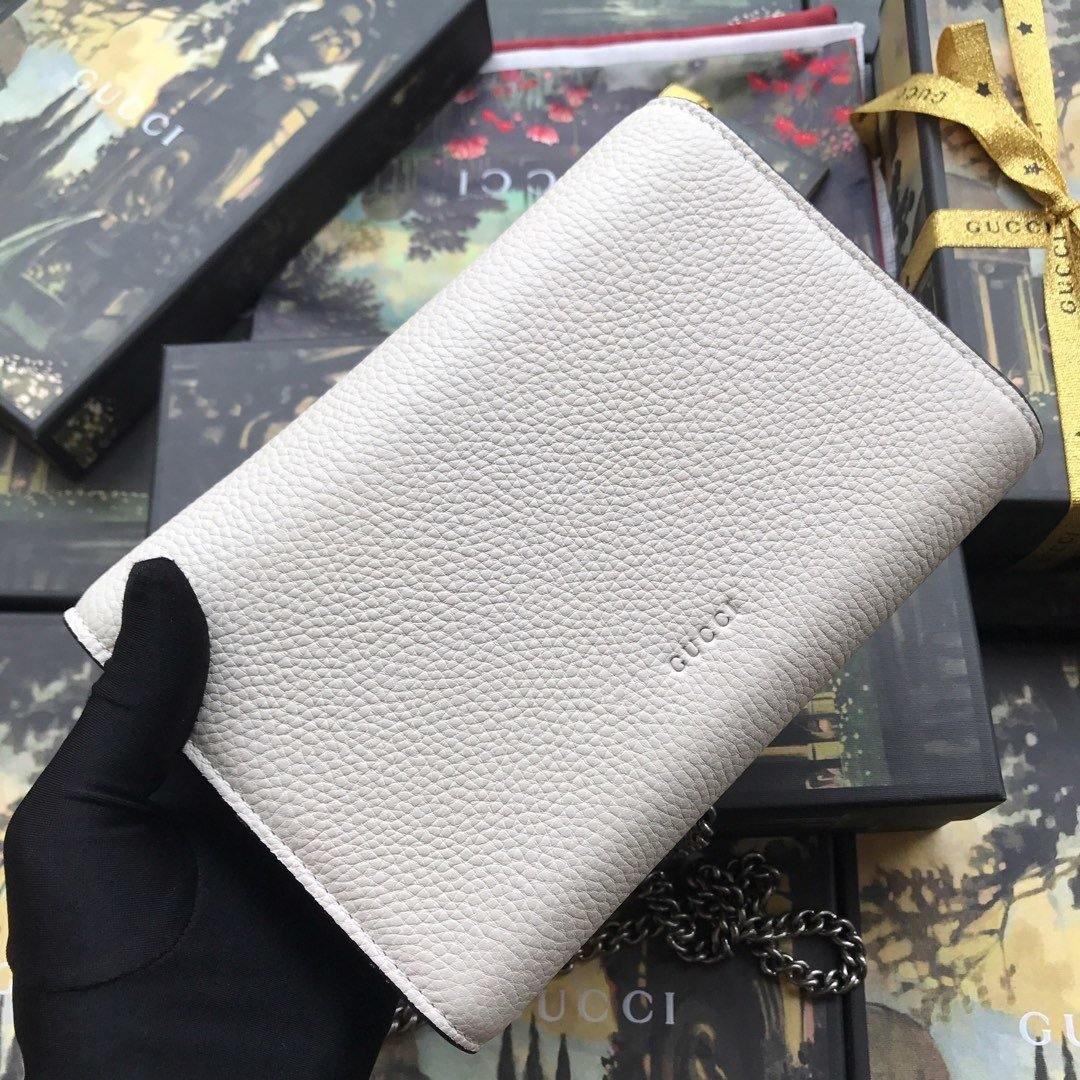 Gucci Monogram Chain Leather Crossbody