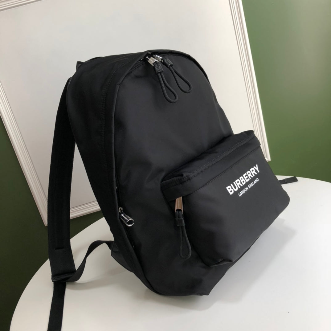 Burberry Logo Print Econyl Backpack