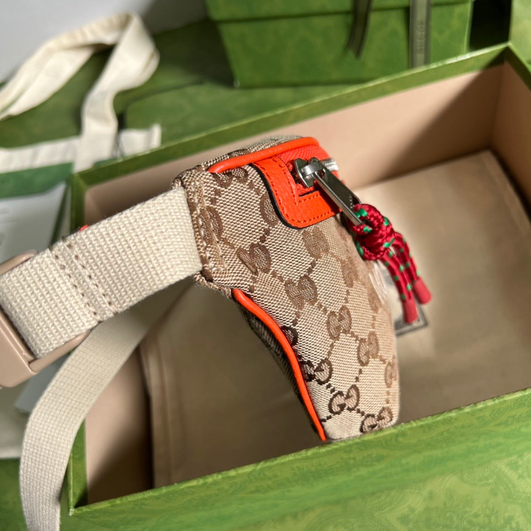 Gucci Leather Canvas Handbag Style 19