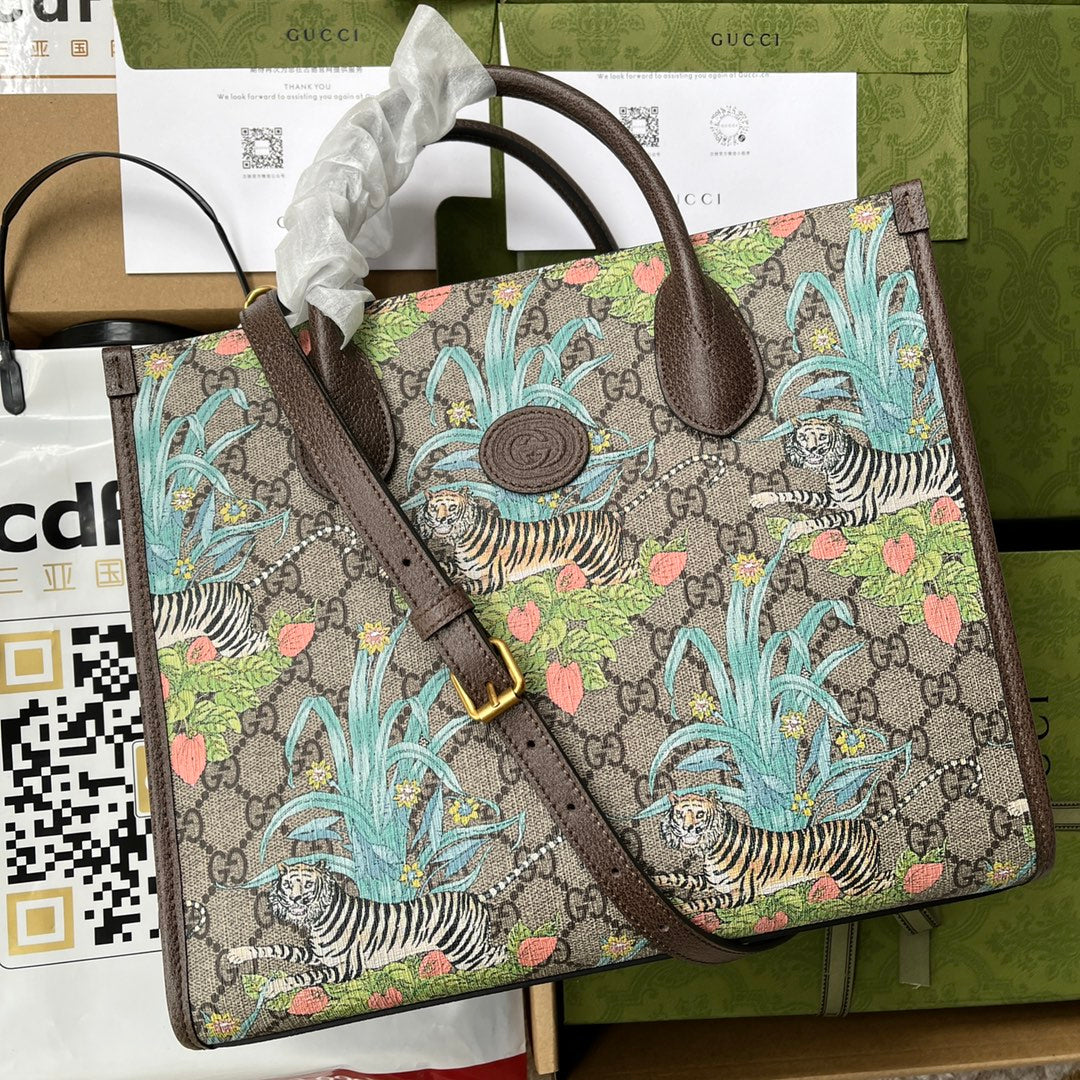 Gucci Tiger Medium Tote