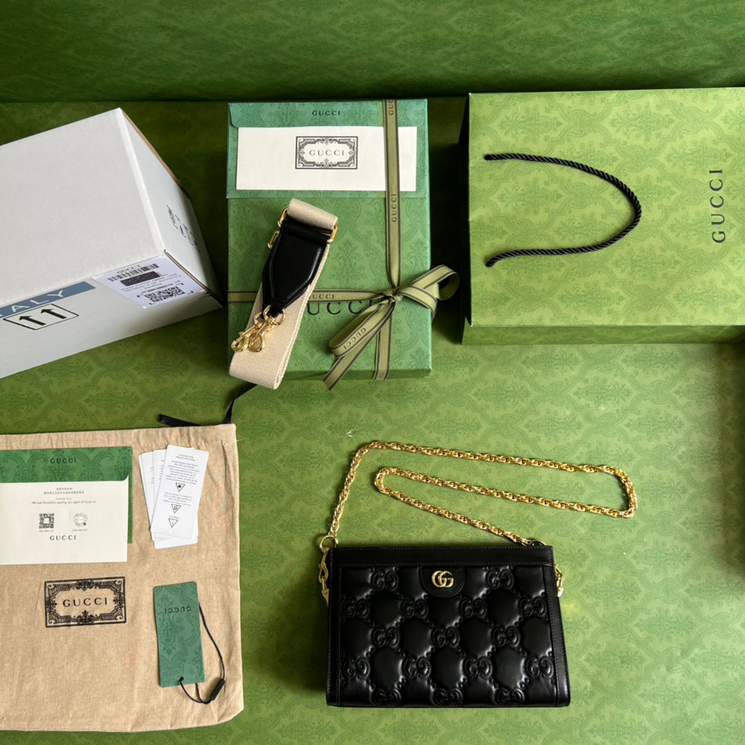 Gucci Leather Shoulder Bag Style 70