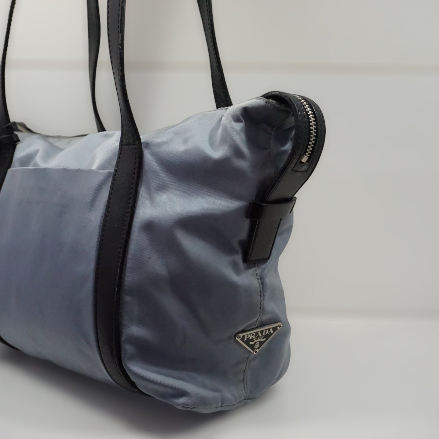 Prada Babyblå Luxury Handbag