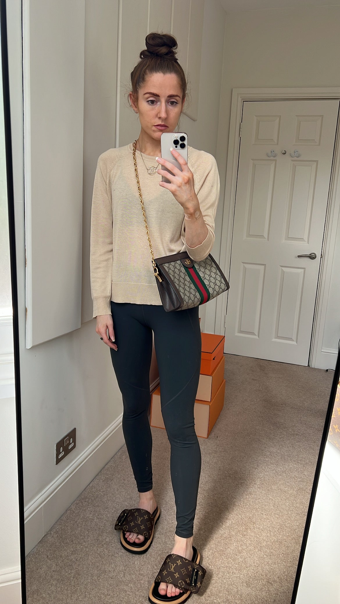 Gucci Ophidia Leather Chain Shoulder Bag Style 2