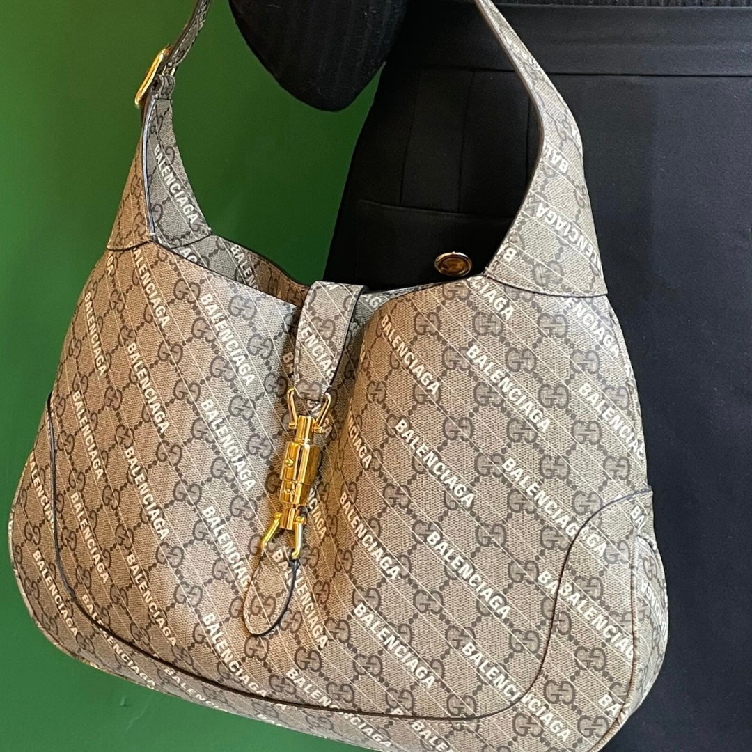 Gucci Jackie Canvas Handbag Style 1