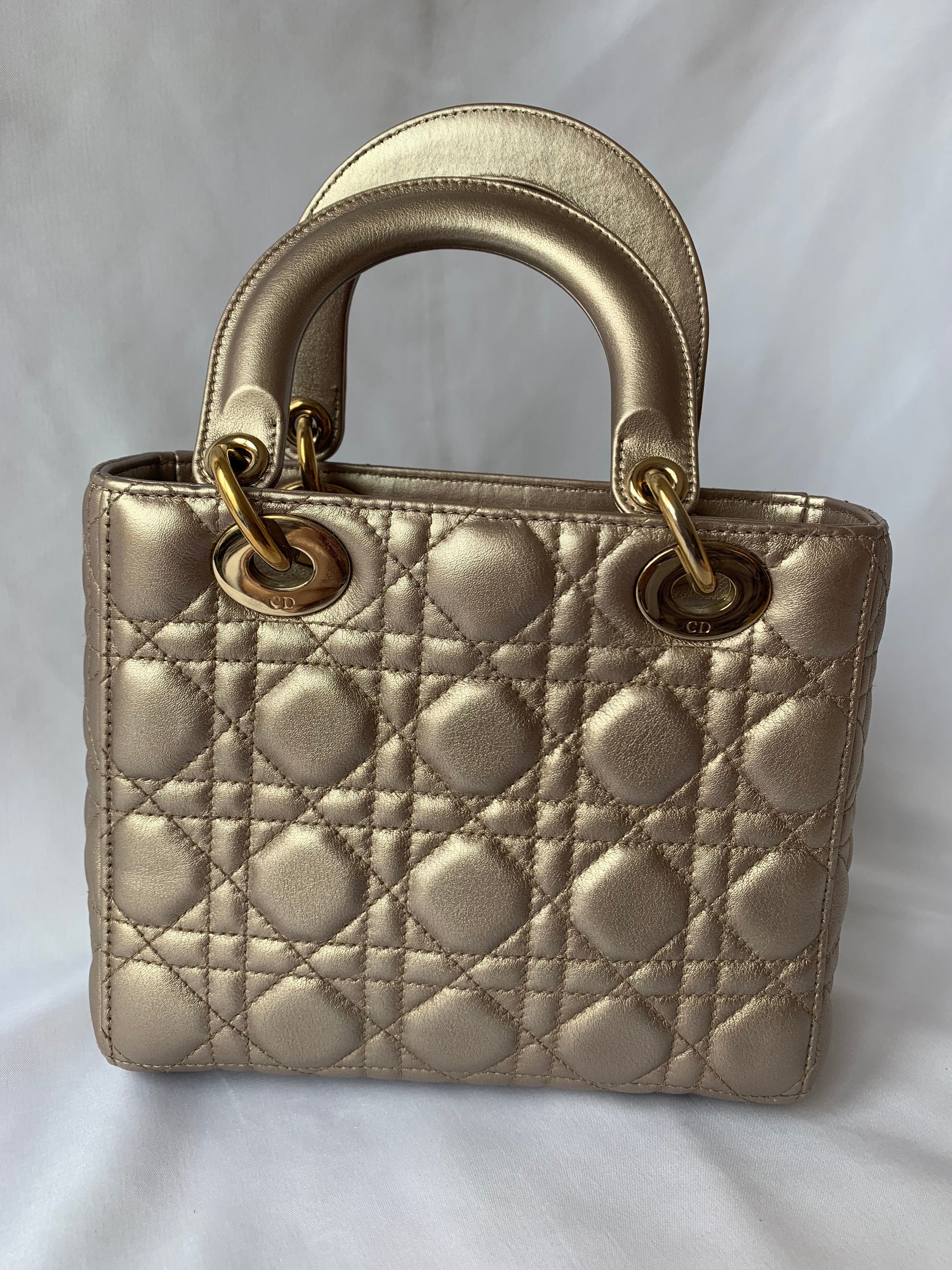 Lady Dior ABCdior Small Small Cannage Lambskin Handbag