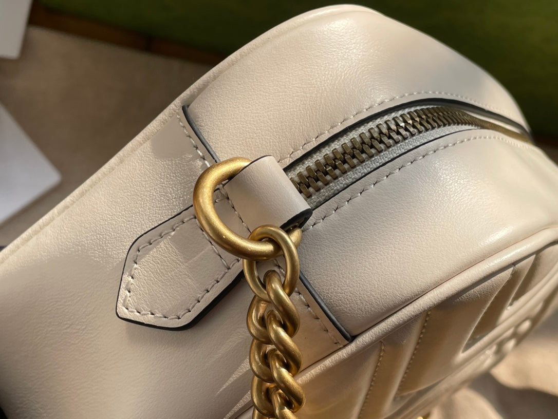 Gucci Monogram Chain Leather Crossbody