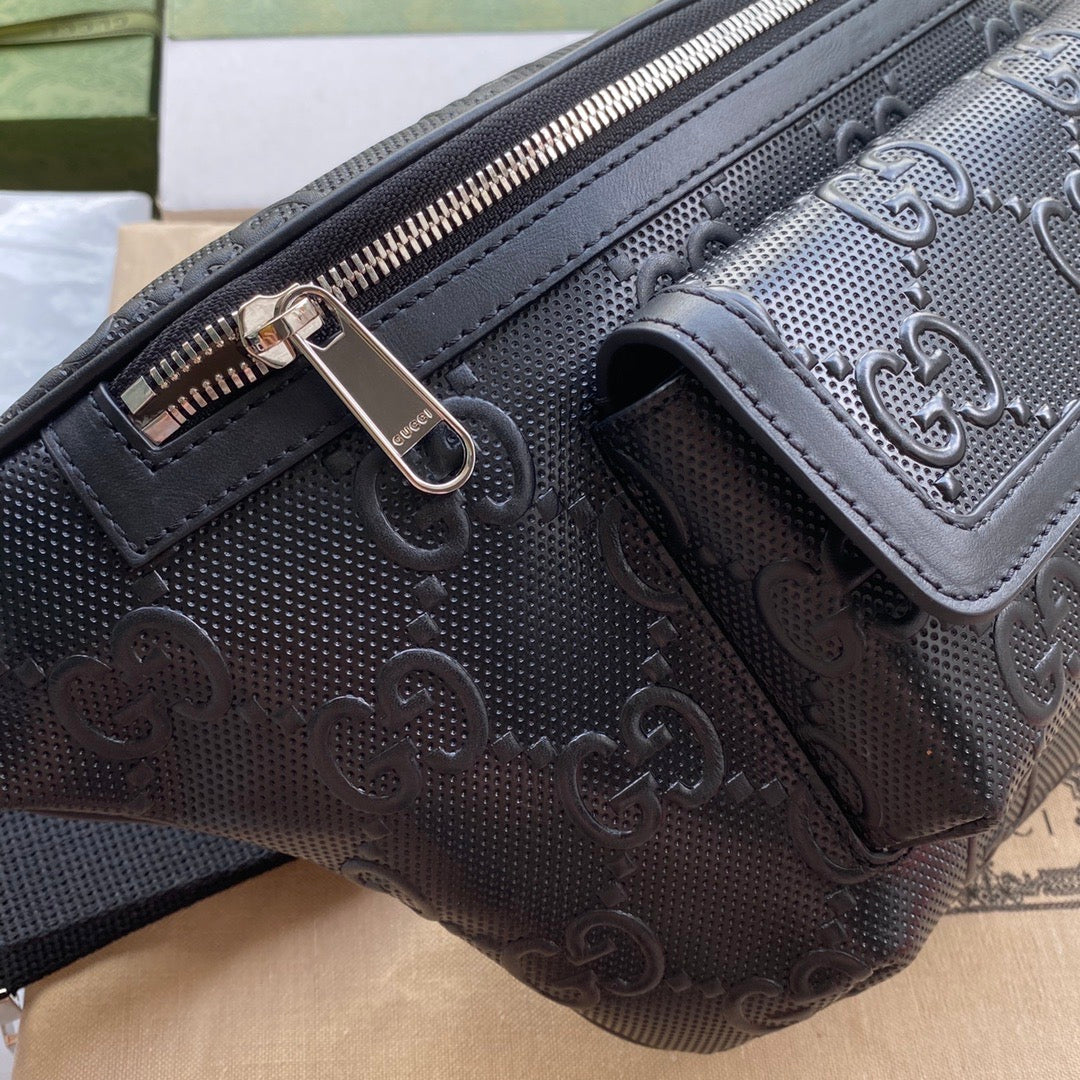 Gucci Monogram Twist Leather Crossbody