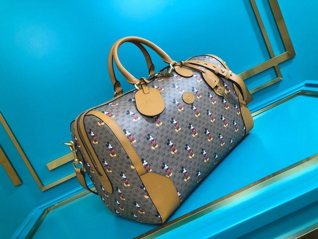 Gucci Monogram Nylon Leather Canvas Crossbody
