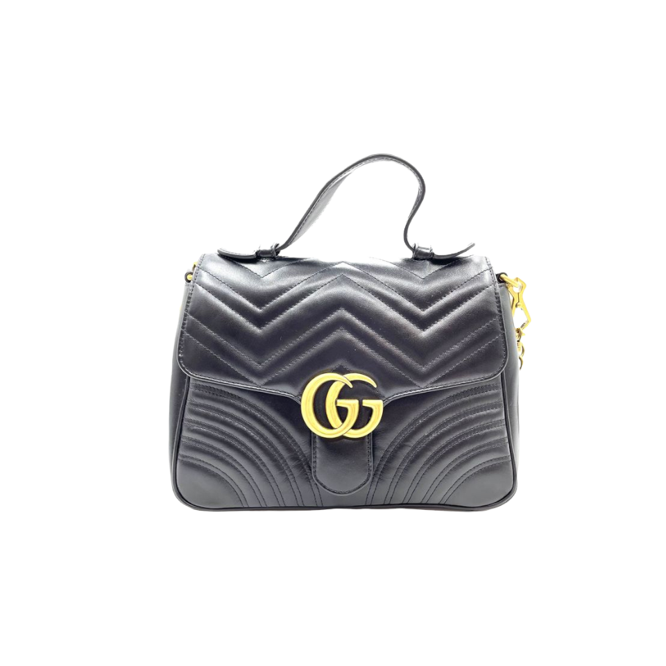 Gucci Leather Top Handle Shoulder Bag