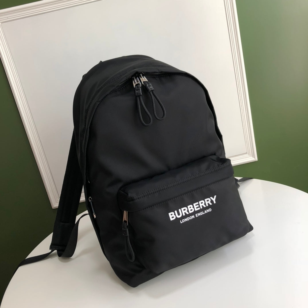 Burberry Logo Print Econyl Backpack