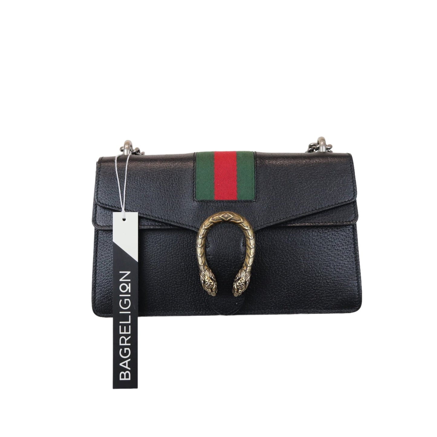 Gucci Monogram Chain Leather Shoulder Bag