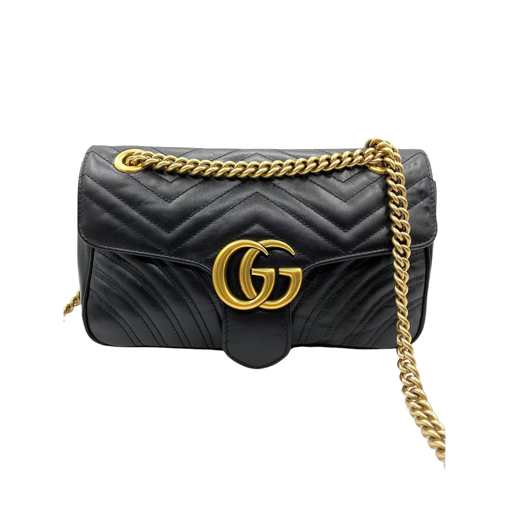 Gucci Chain Leather Shoulder Bag
