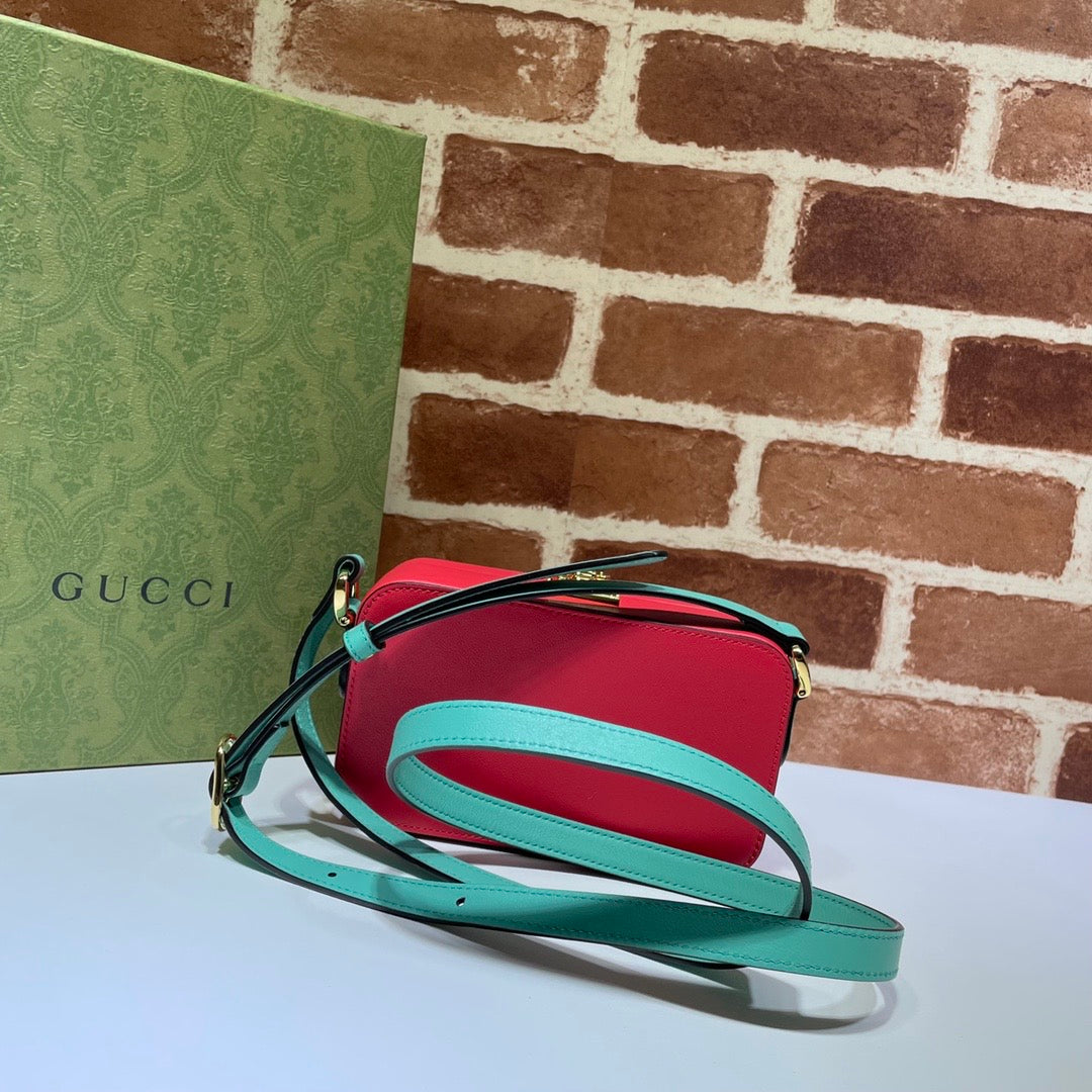Gucci Interlocking G Leather Shoulder Bag Style 4