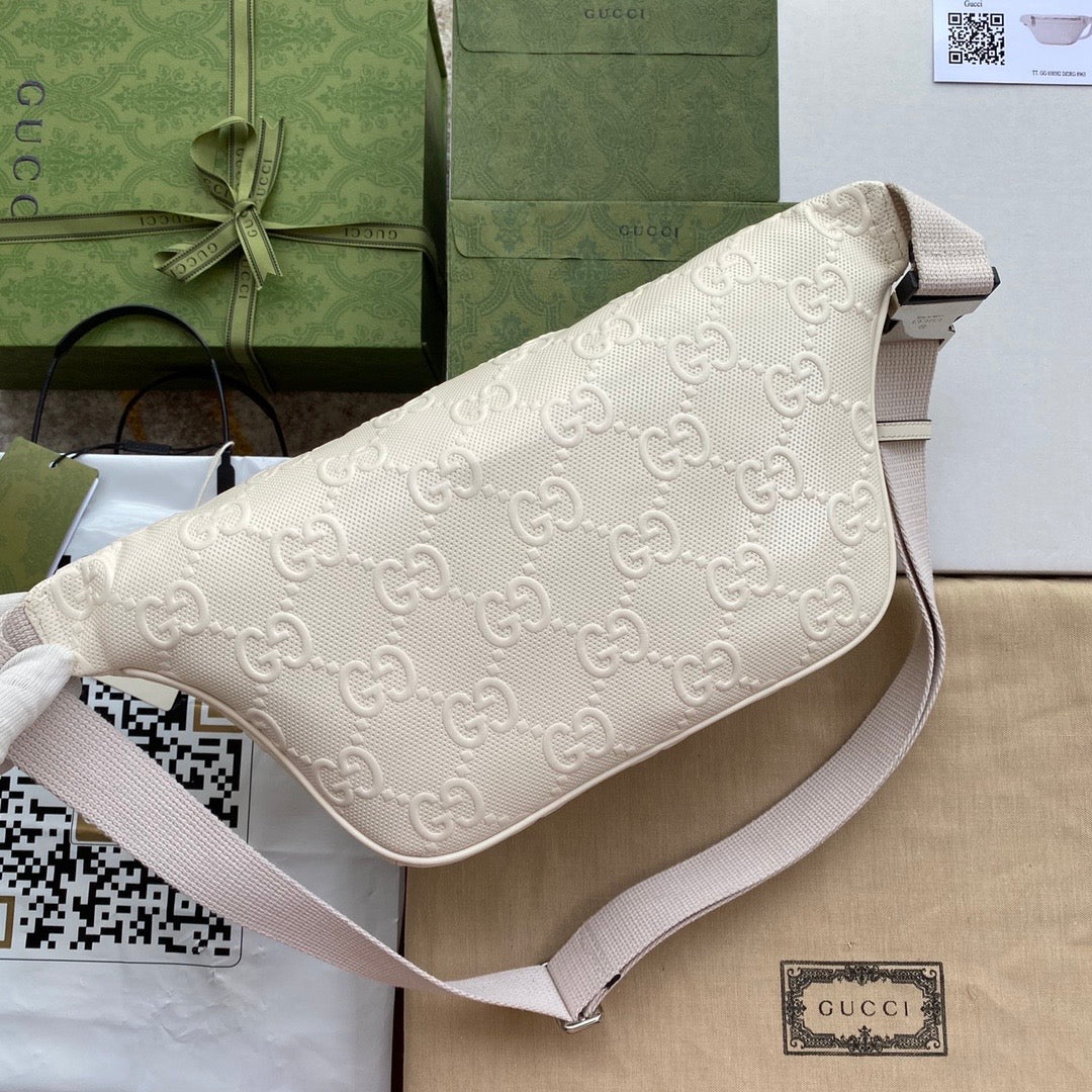 Gucci Monogram Twist Leather Handbag