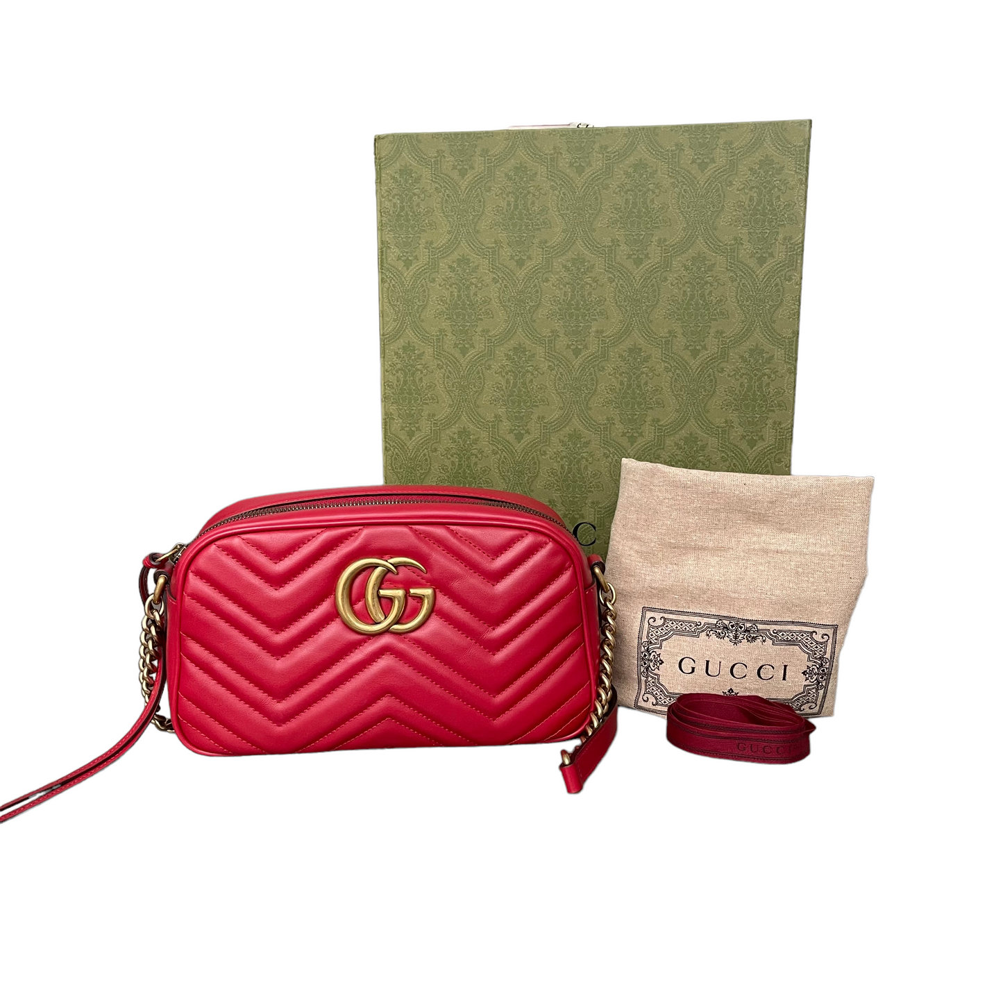 Gucci Quilted Chain Crossbody