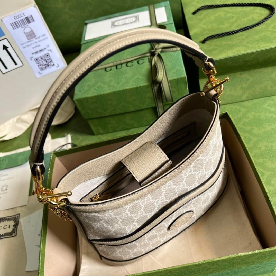 Gucci Monogram Chain Leather Crossbody