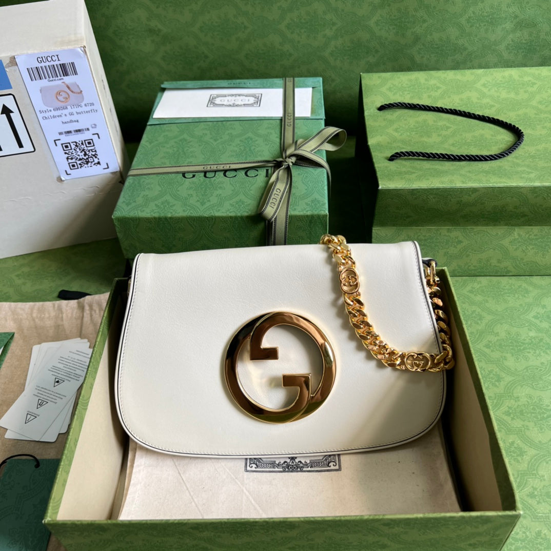 Gucci Blondie Leather Chain Shoulder Bag Style 3