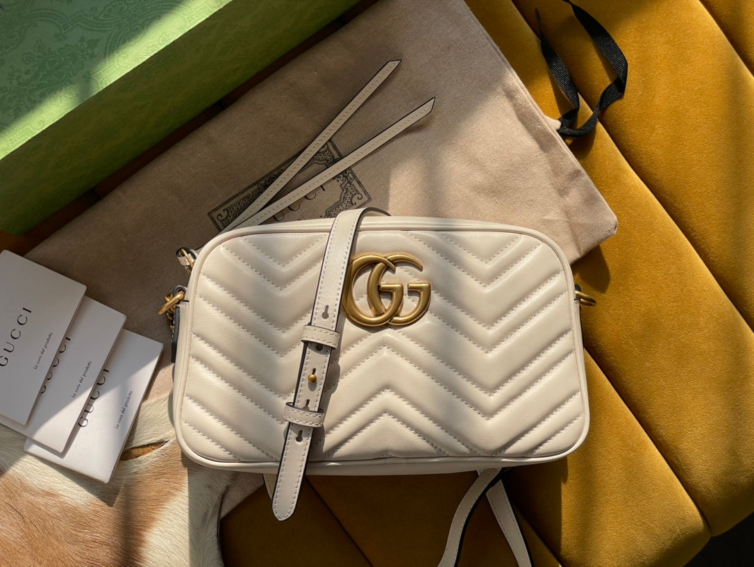 Gucci Monogram Chain Leather Crossbody